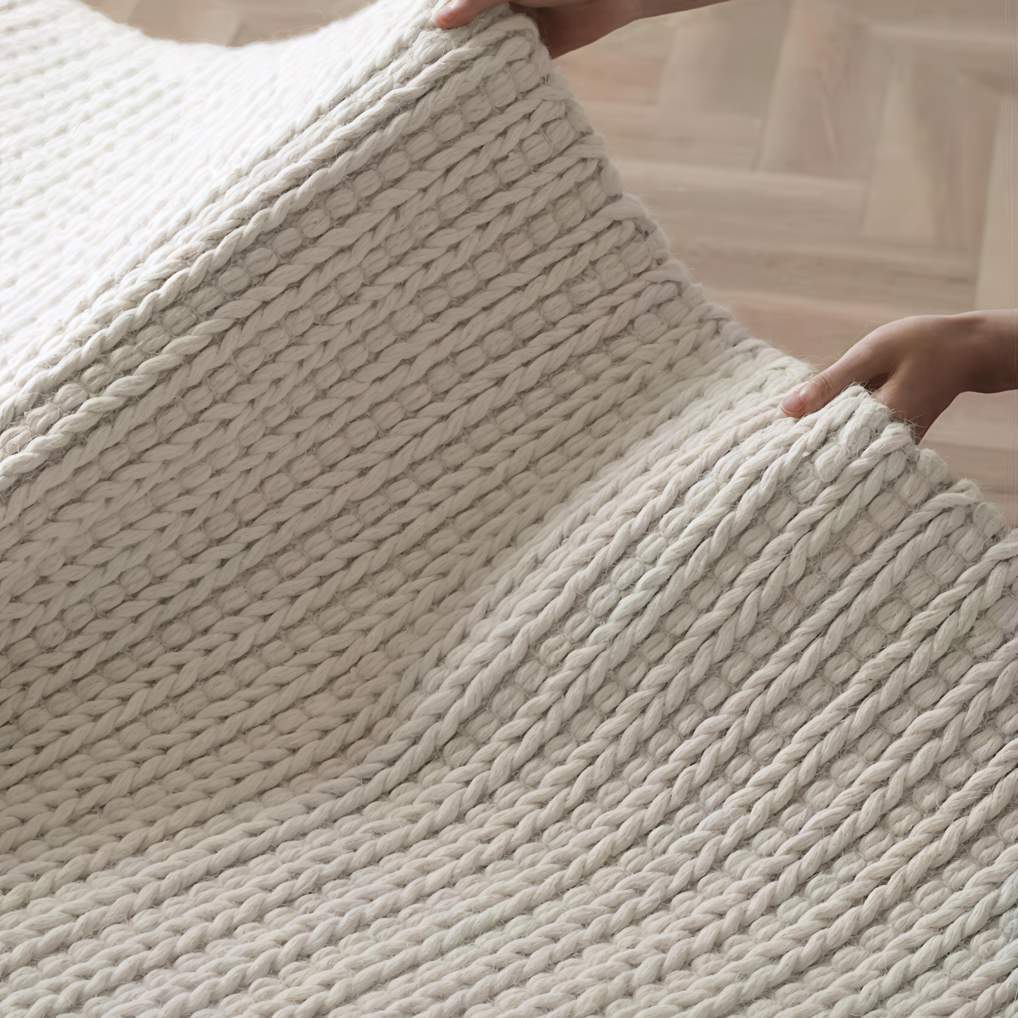 【12期免息】印度原装进口无胶羊毛手工复古现代简约地毯客厅地毯