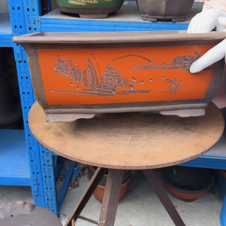 40红马槽花盆花盆花盆