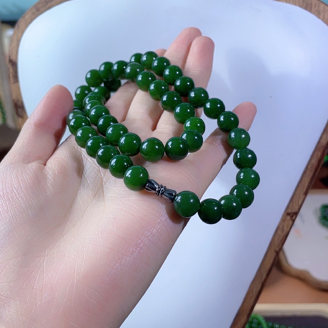 和田玉未镶嵌颈饰10