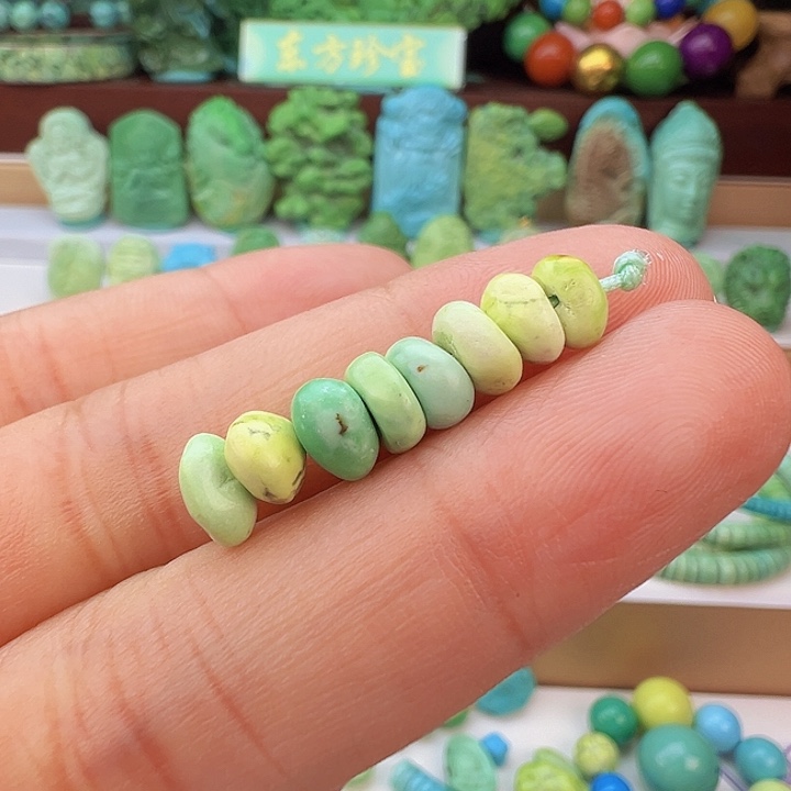 未镶嵌绿松石项链