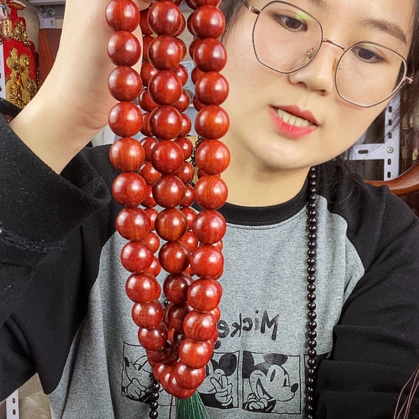 【闪购商品】东非黑黄檀（紫光檀）紫檀1.0（108）