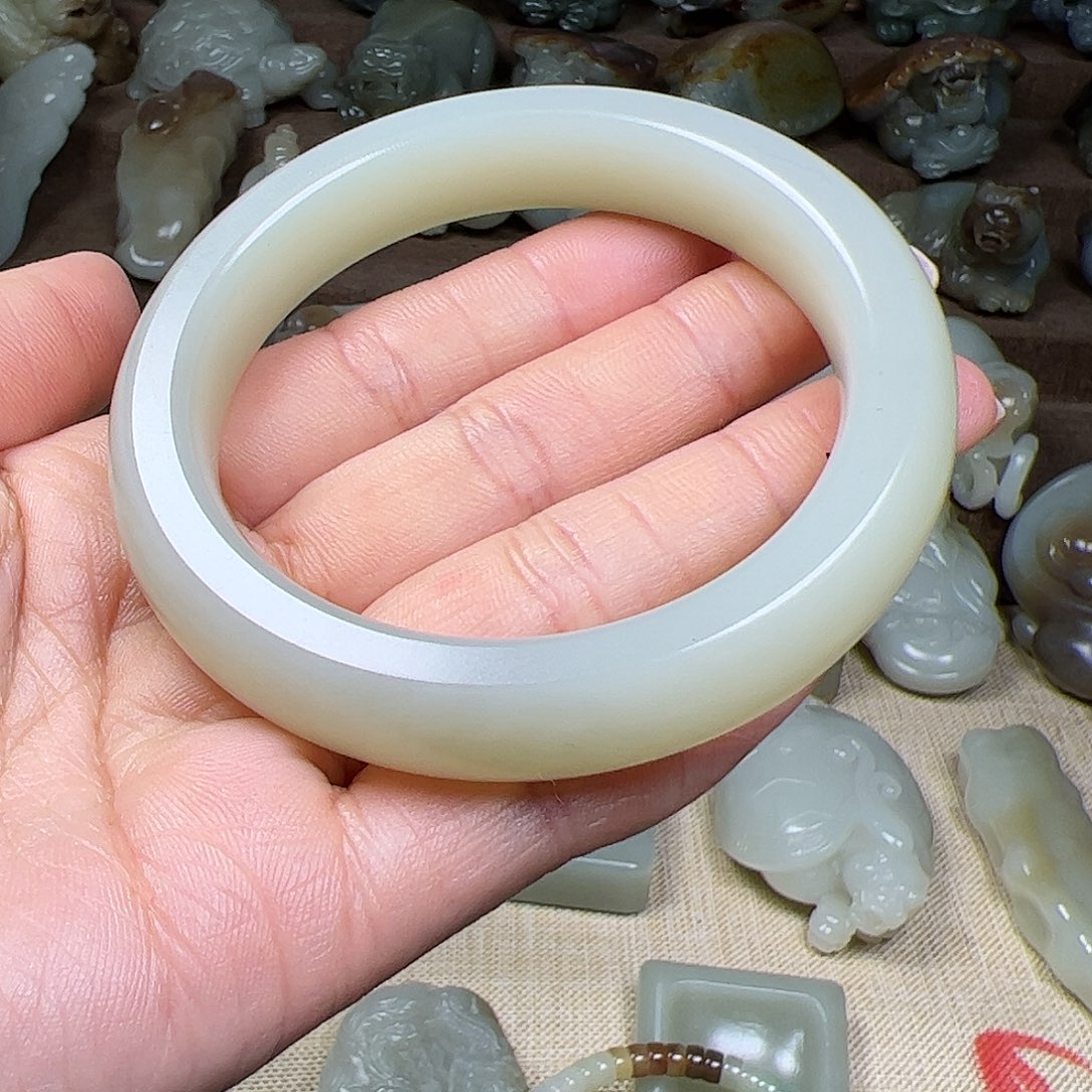 和田玉挂件未镶嵌丝***语