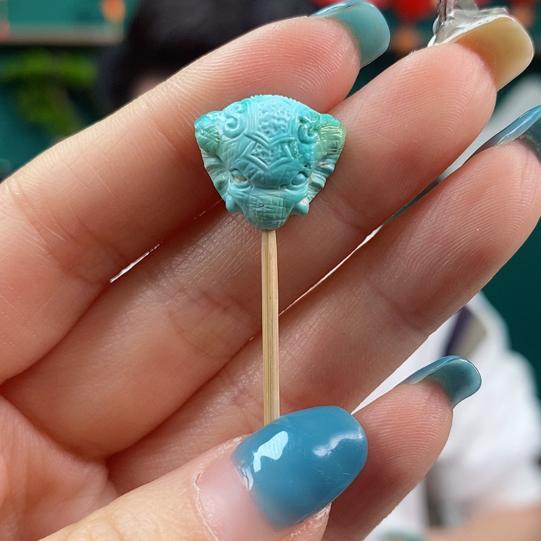 绿松石珠宝奇石未镶嵌