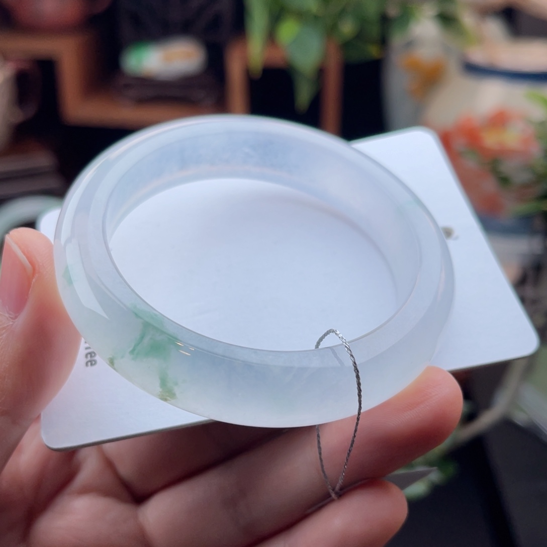 未镶嵌手镯翡翠冰飘花