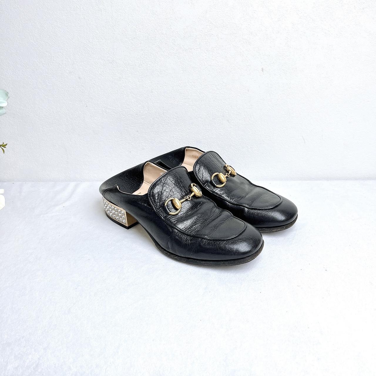 95新/Gucci/古驰/乐福鞋/36.5码/Xsp37991（左鞋底少金属标）
