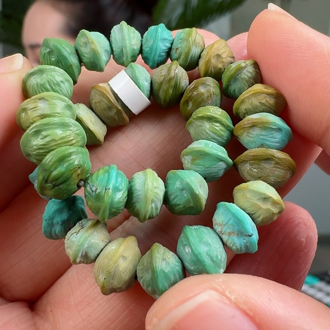 绿松石珠宝奇石未镶嵌