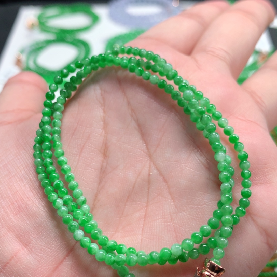 翡翠未镶嵌手链翡翠