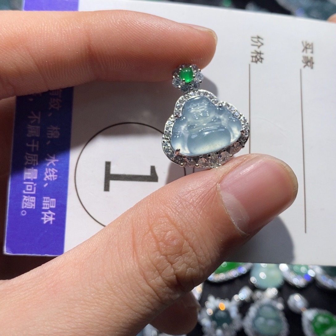 翡翠未镶嵌颈饰翡翠