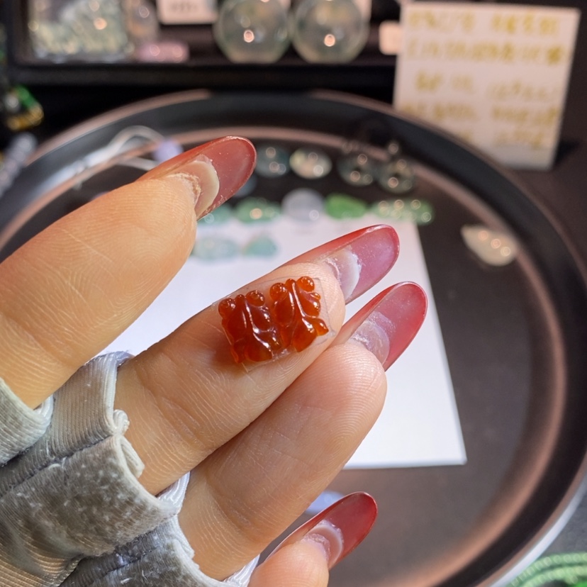 【闪购商品】翡翠挂件未镶嵌鱼