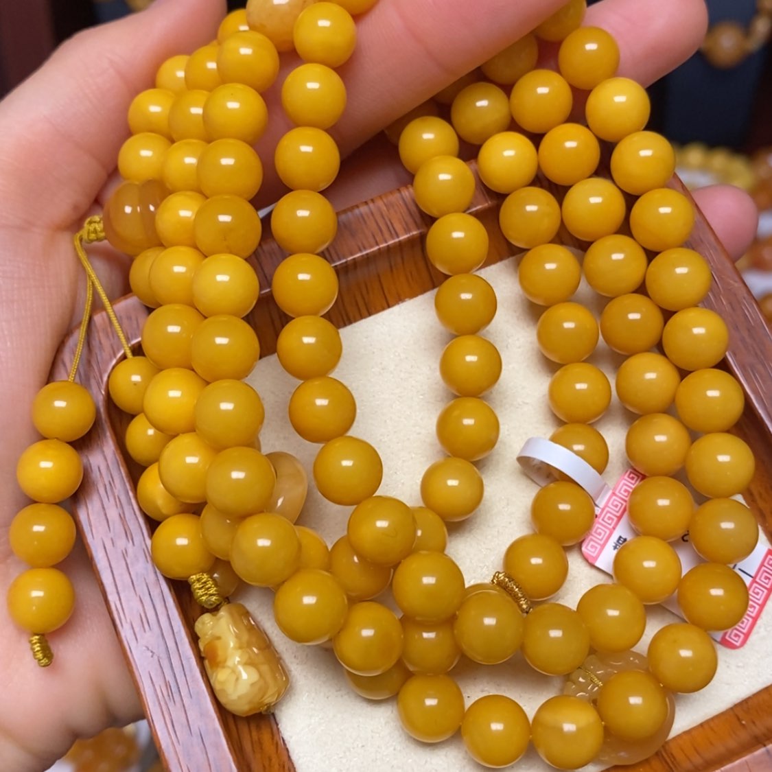 【闪购商品】蜜蜡颈饰未镶嵌项链