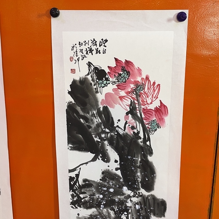 国画张圣敏先生纯手绘作品