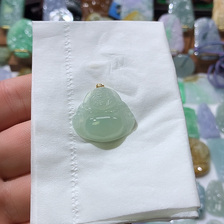 翡翠颈饰未镶嵌挂件