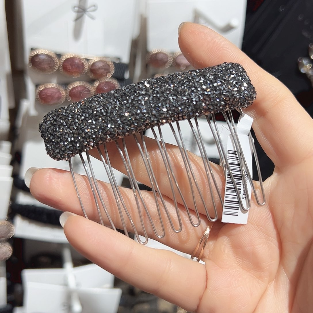 骊***非金属砂糖方形插梳