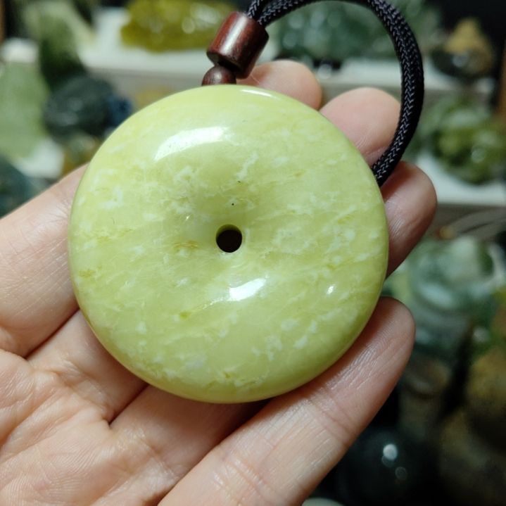 岫玉平安扣未镶嵌