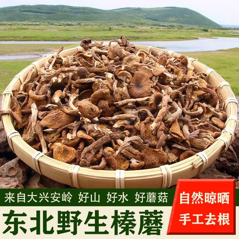 东北蘑菇榛蘑小鸡炖蘑菇榛蘑丁