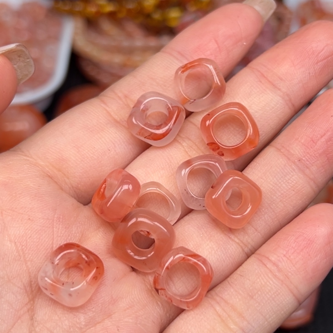 南红玛瑙未镶嵌吊坠(不含链)