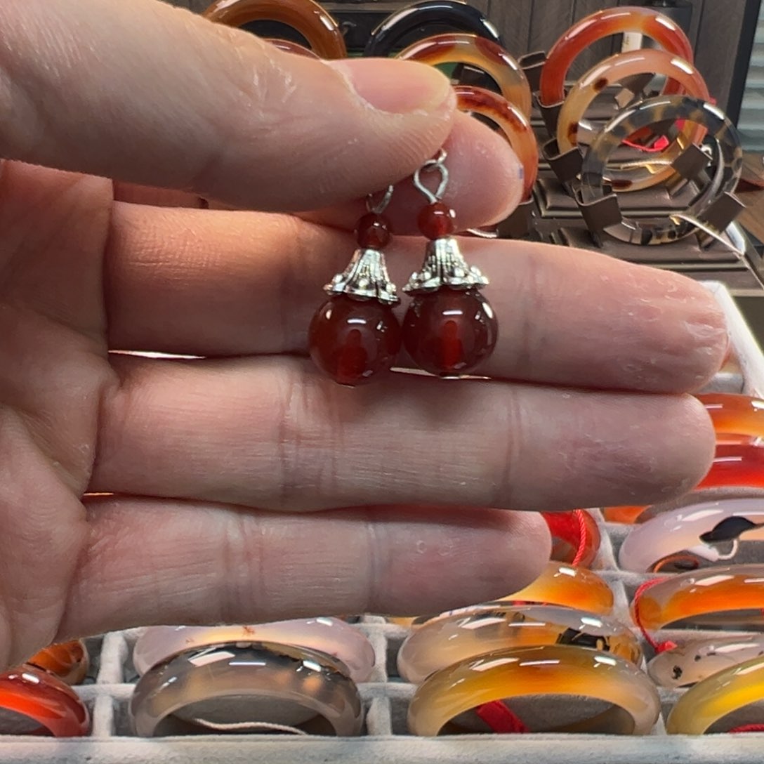 玛瑙/玉髓手镯未镶嵌卡*