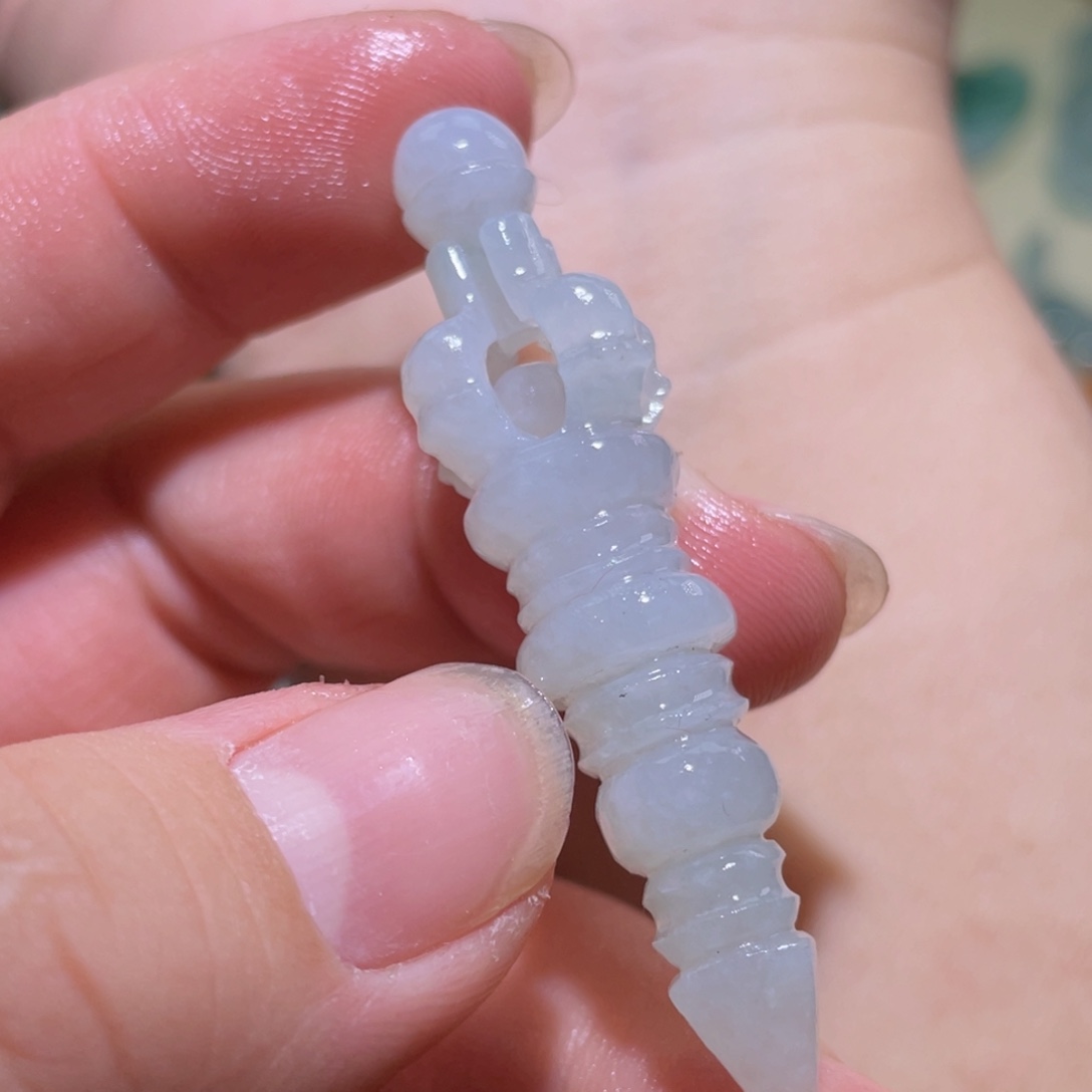 定制翡翠未镶嵌降魔杵