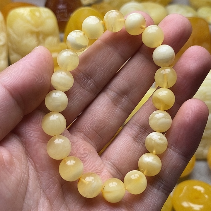 琥珀颈饰未镶嵌琥珀蜜蜡吊坠