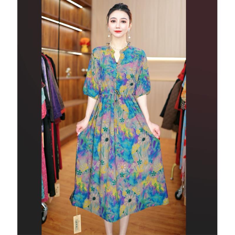3060-18太阳花）新款女士连衣裙
