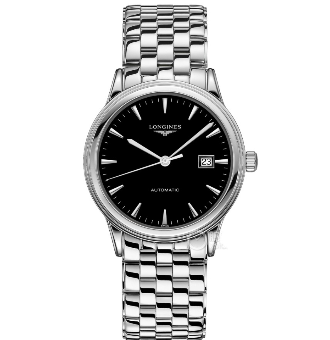 99新 Longines/浪琴 /军旗984黑盘/表径40/自动机械表