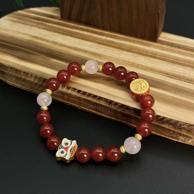 手作玛瑙手串diy设计款QT1715【多样性发一】