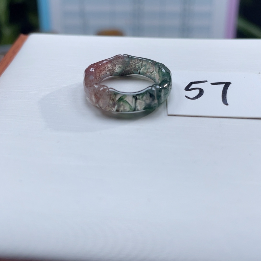 玛瑙/玉髓未镶嵌戒指Z16.2港12