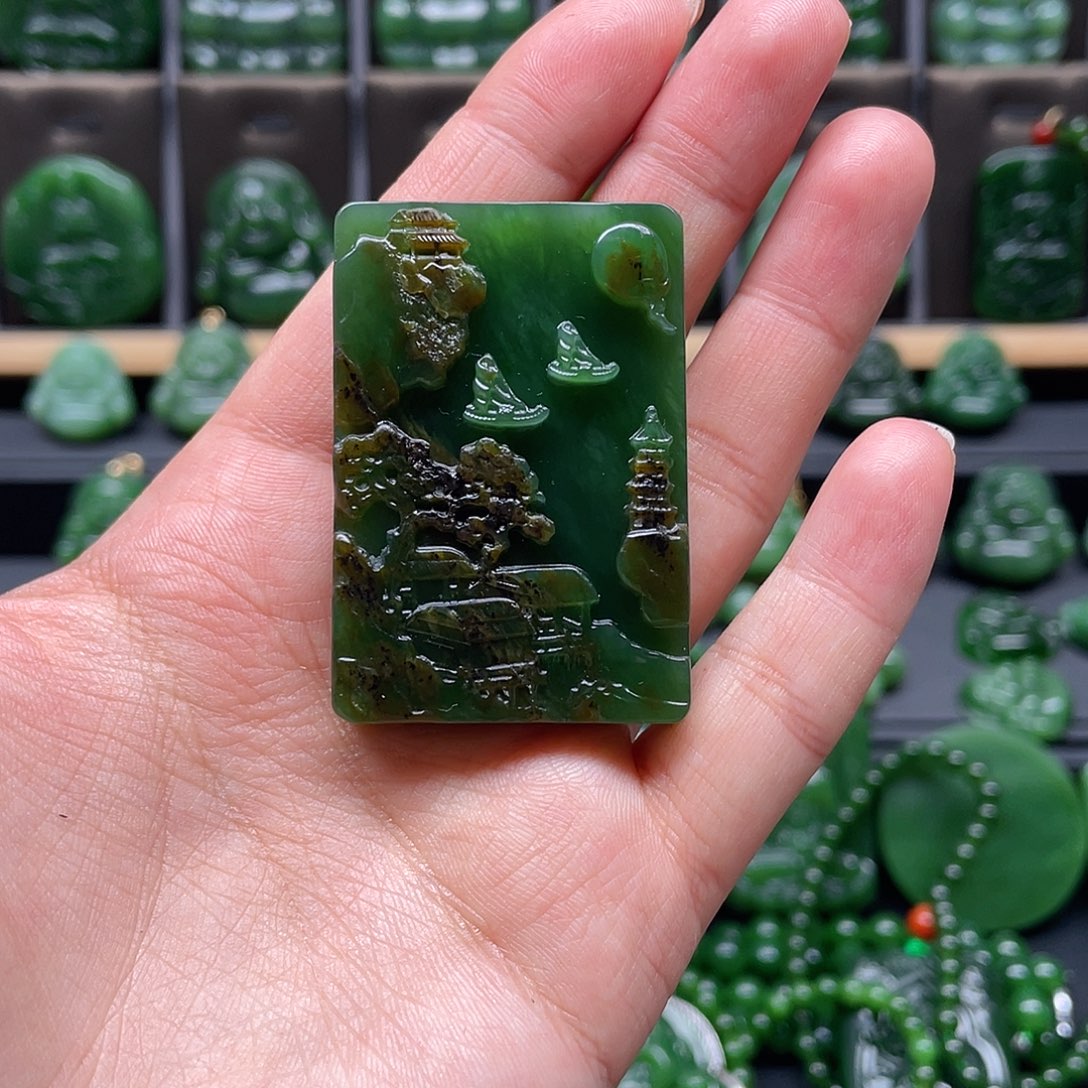 和田玉吊坠未镶嵌