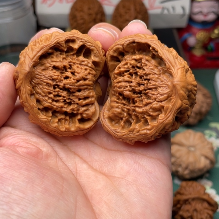 【闪购商品】把件文玩核桃河*45全品聚宝盆