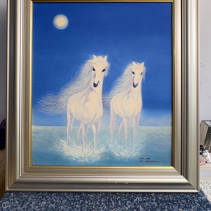 中古字画作品有磕碰瑕疵拍下看