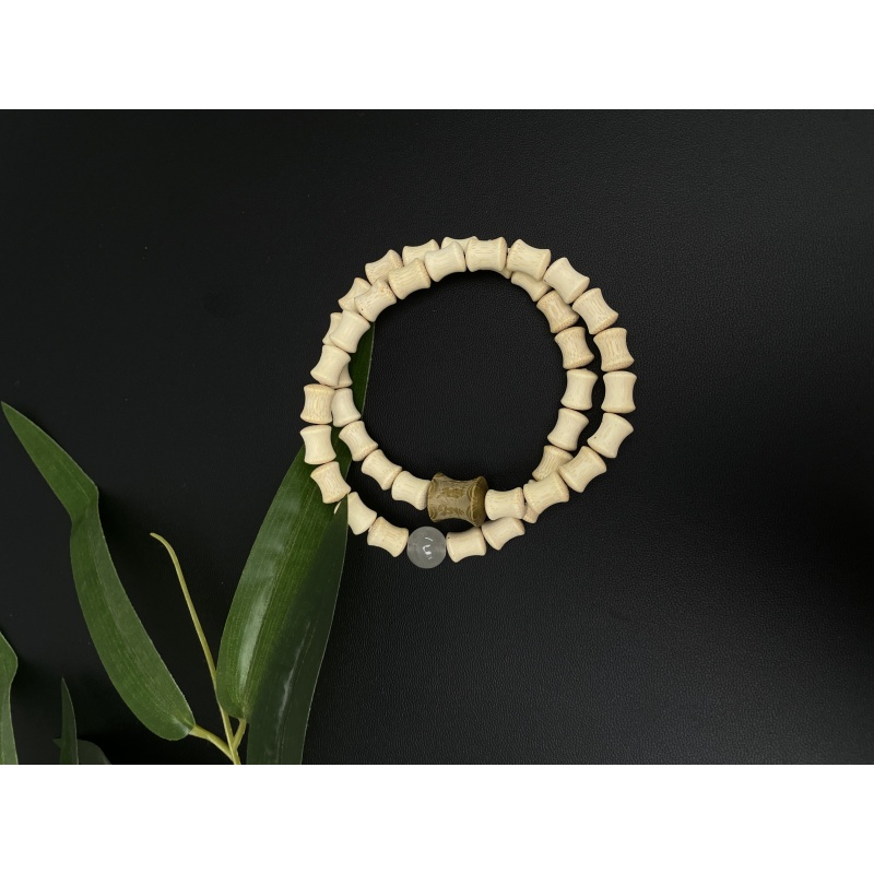 D-102金丝楠双圈夜光手串（无礼盒）