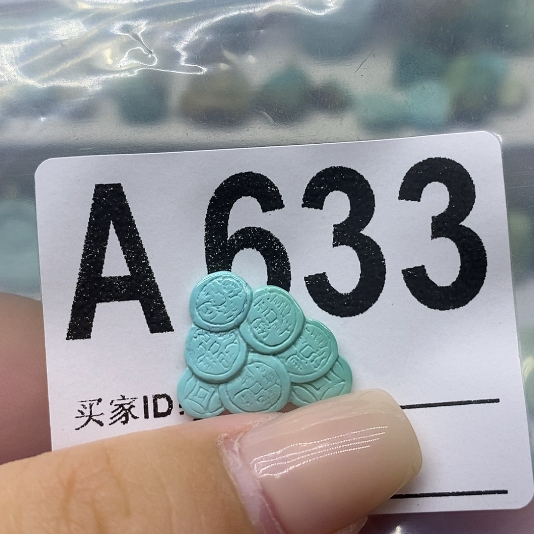 未镶嵌绿松石绿松石配饰定制