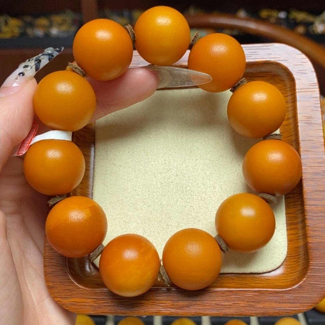 【闪购商品】蜜蜡手链未镶嵌手串