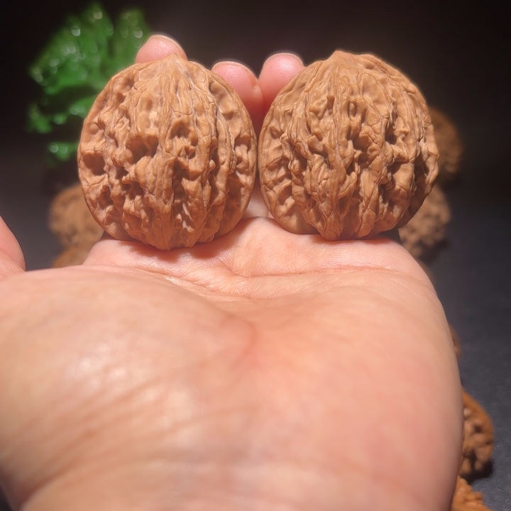 吊坠文玩核桃文玩核桃吊坠麦穗虎头39