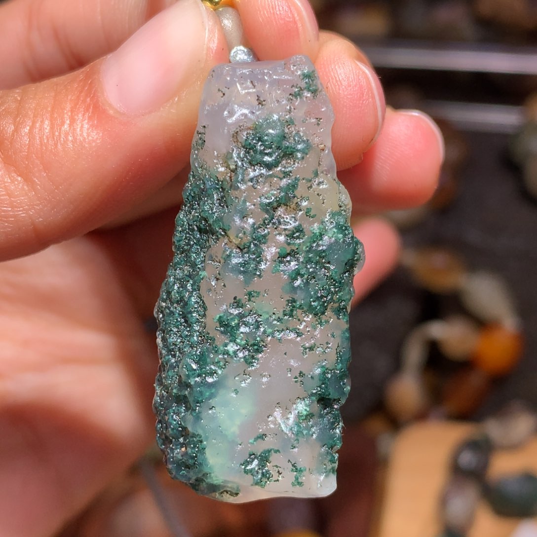 未镶嵌玛瑙/玉髓珠宝半成品