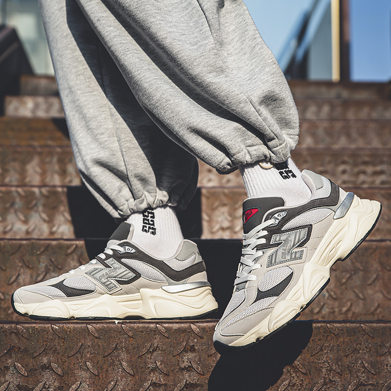 鞋子男鞋潮鞋男士爆款新款老爹孩时尚情侣官方NEWBOLUNE/复古透气