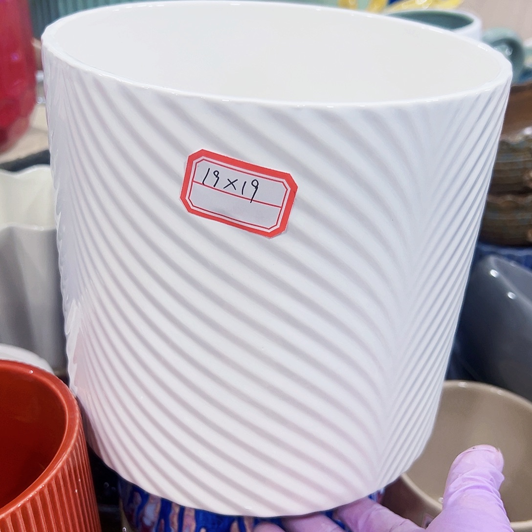 外贸尾单陶瓷花盆凑单10米包邮