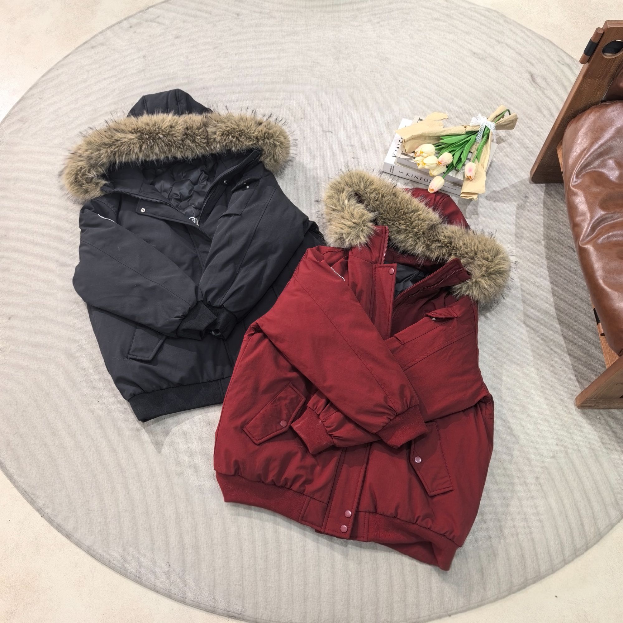 G衣长70    6131【北欧游记】加厚派克外套