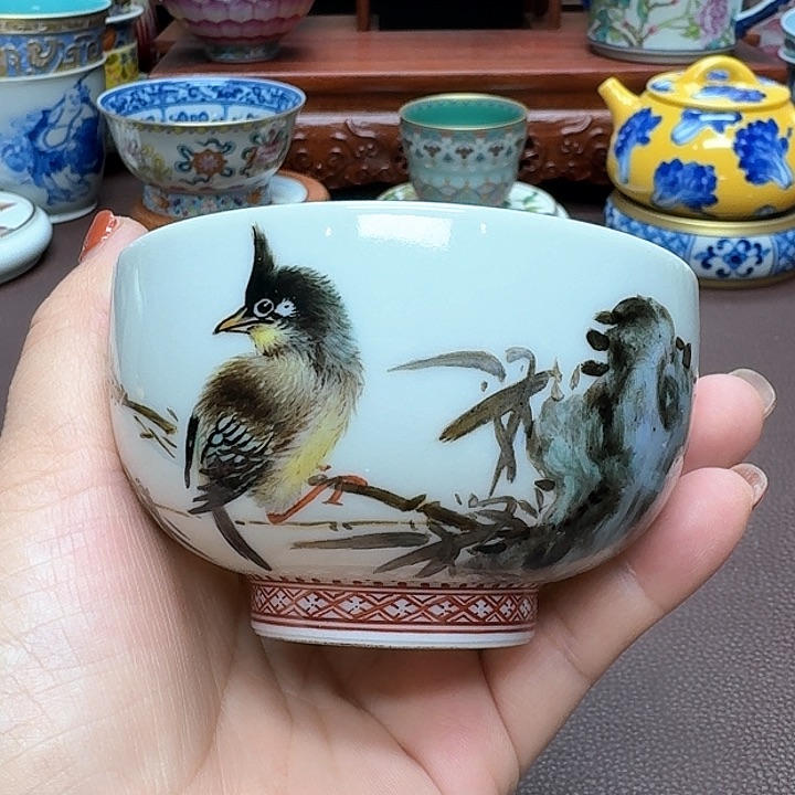 瓷片景德镇仿古手工制作精品展示