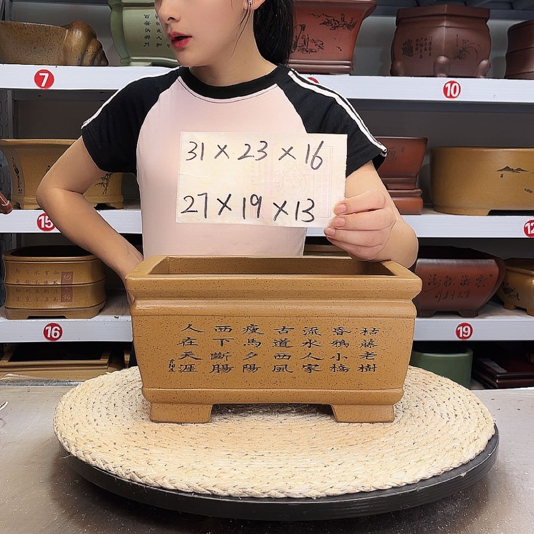 紫砂花盆紫砂花盆