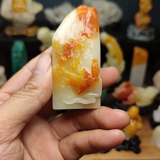 麒***铱寿山石印石印章印章印章印