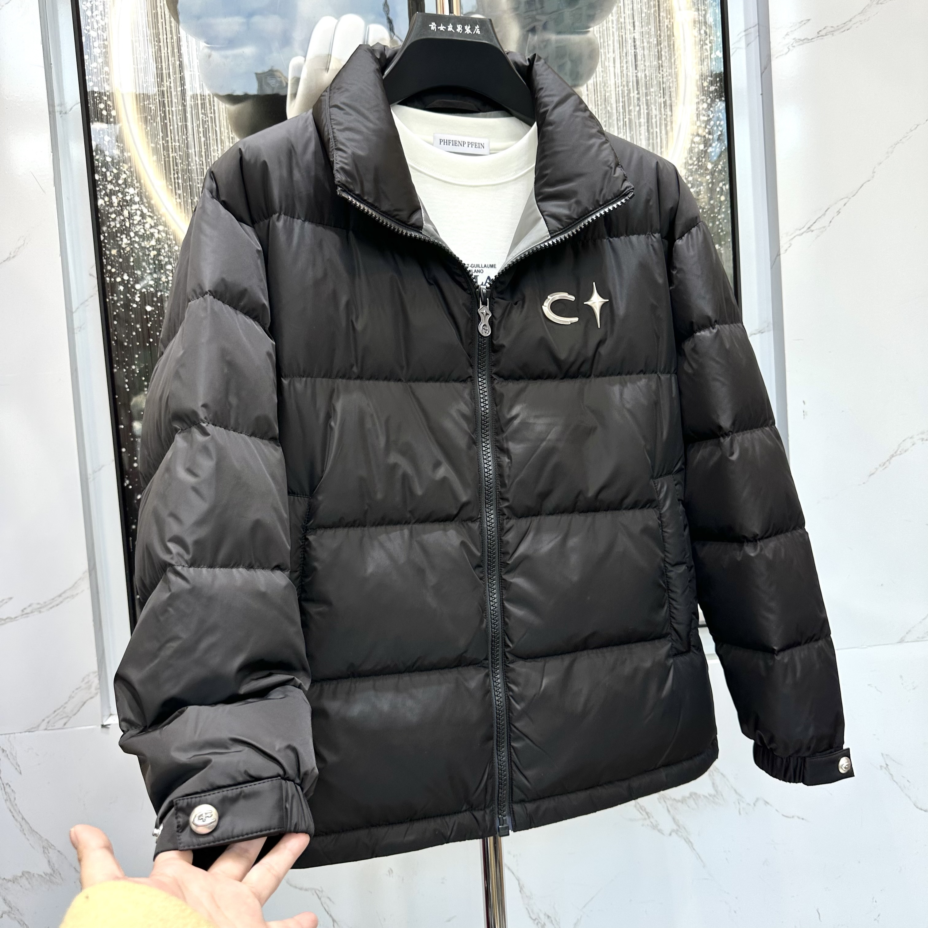 阔【C加羽绒服】冬季新款厚款男士时尚极寒保暖休闲男款潮流2521