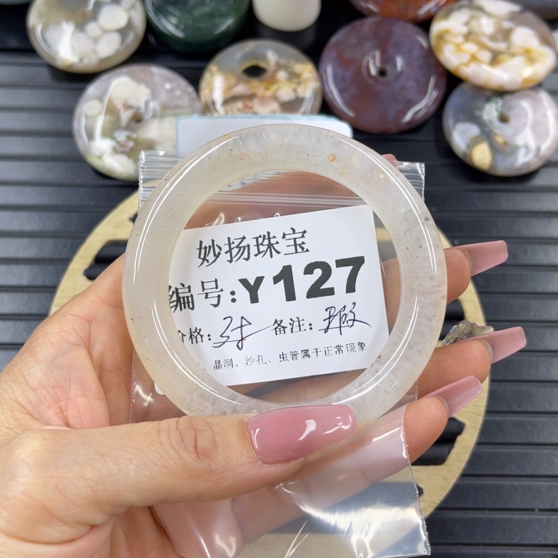 硅化珊瑚（珊瑚玉）瑕未镶嵌花*眠