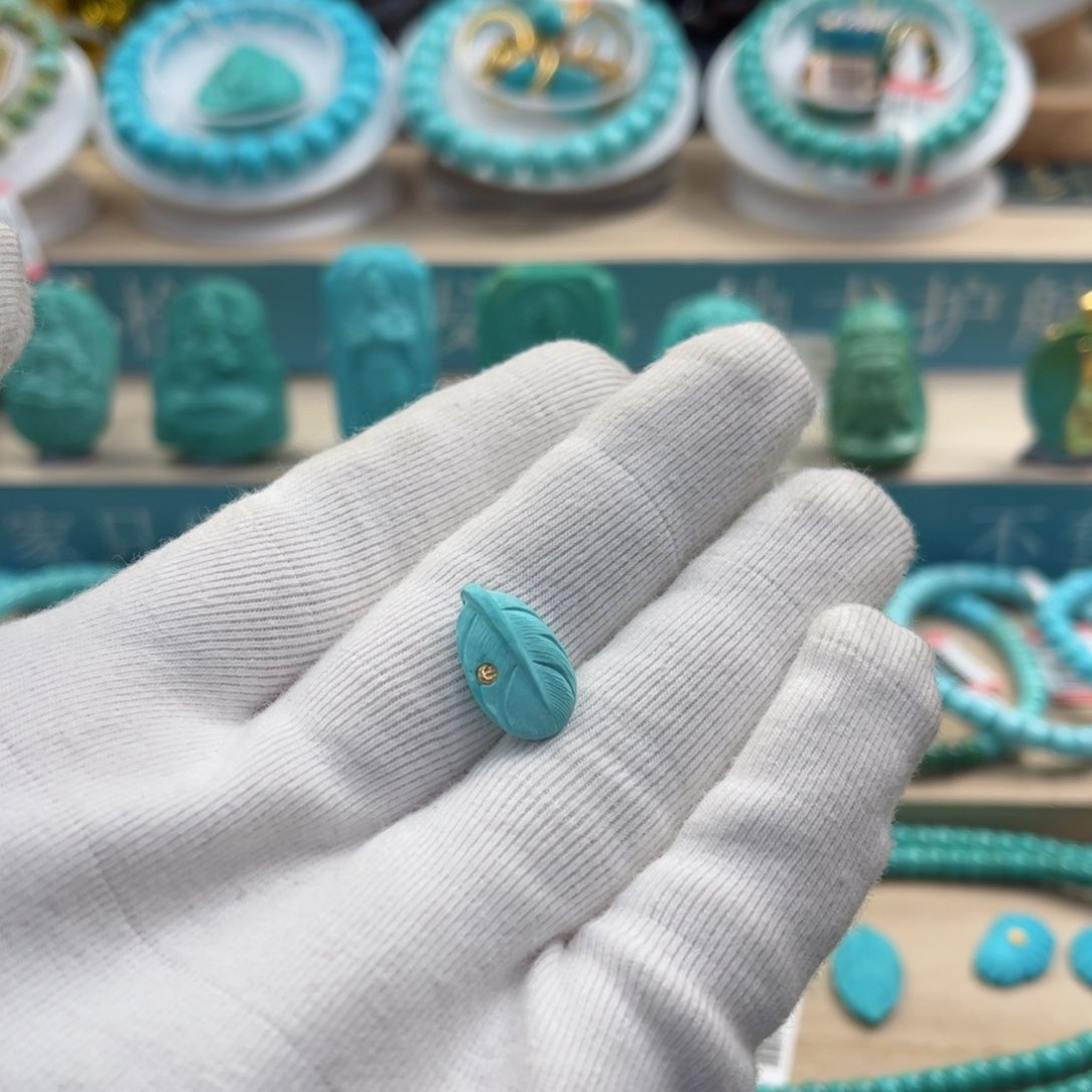 绿松石珠宝奇石未镶嵌