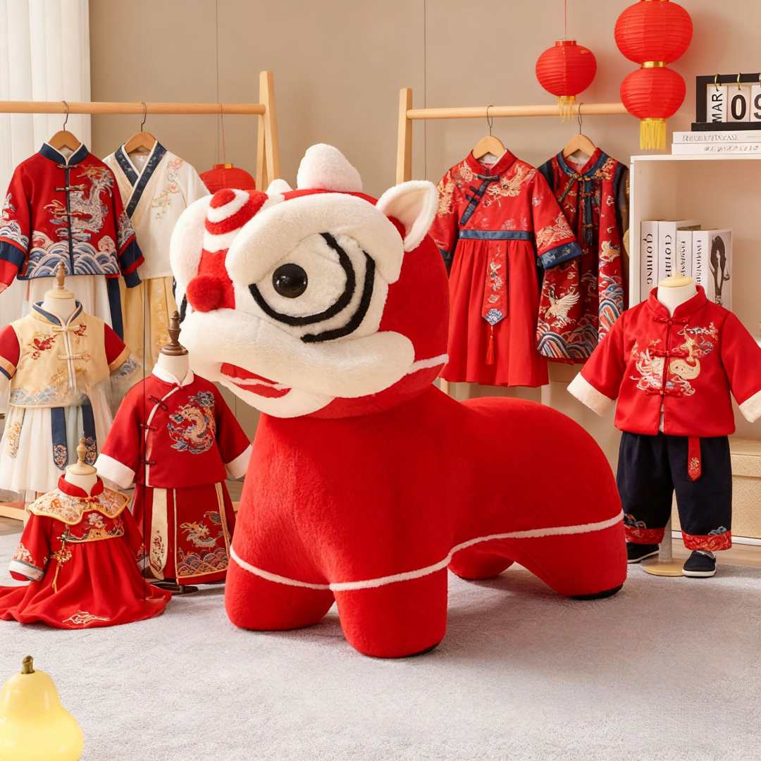 动物凳家用幼儿园异型卡通多色凳小朋友专属凳子广东醒狮开业节庆