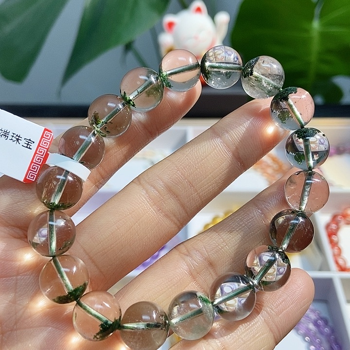 水晶手链未镶嵌绿幽灵