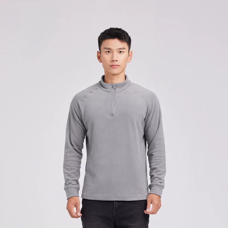  男冬季新款抗静电保暖户外套头摇粒绒卫衣x005