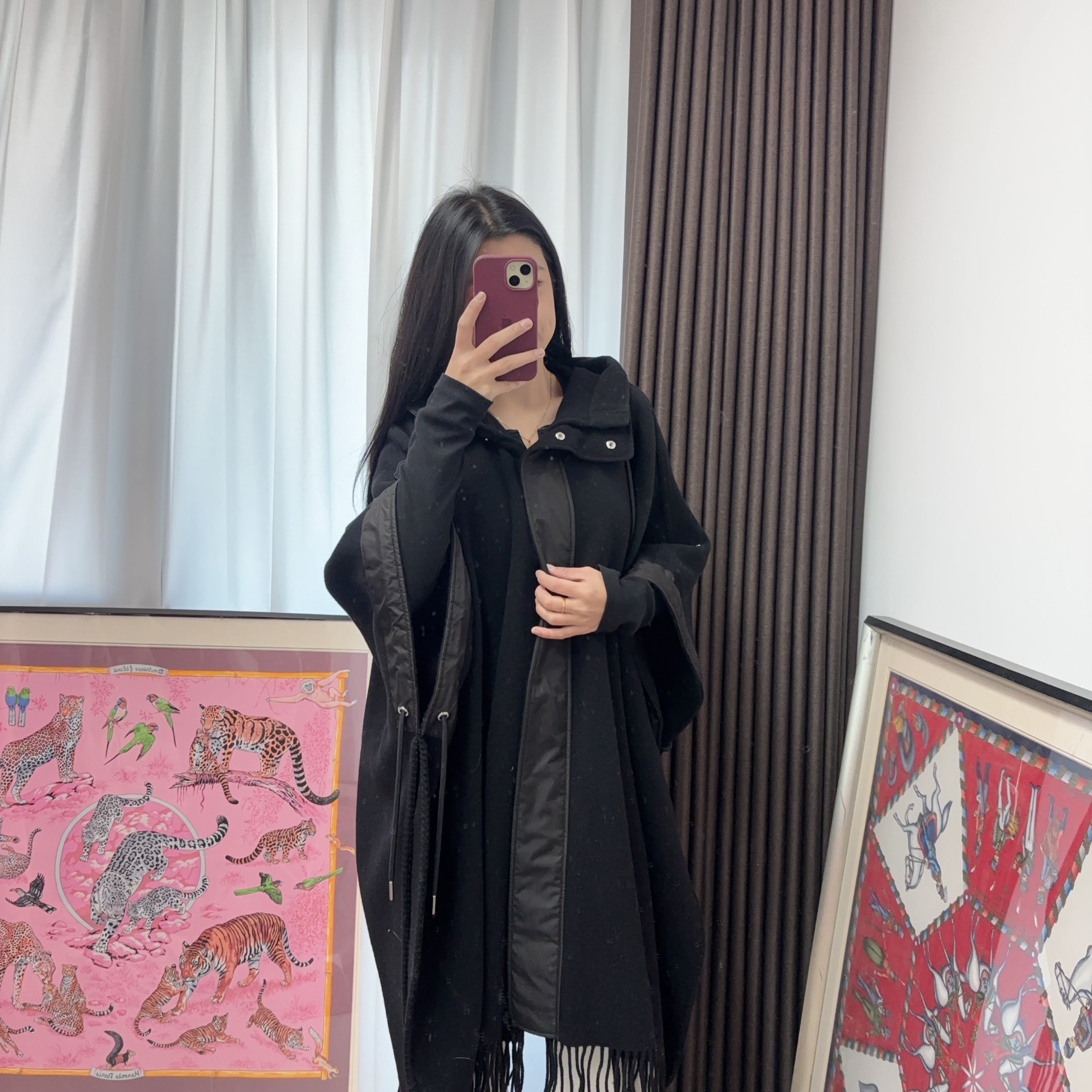 95新 MONCLER 羊绒斗篷/251227HS15KA4