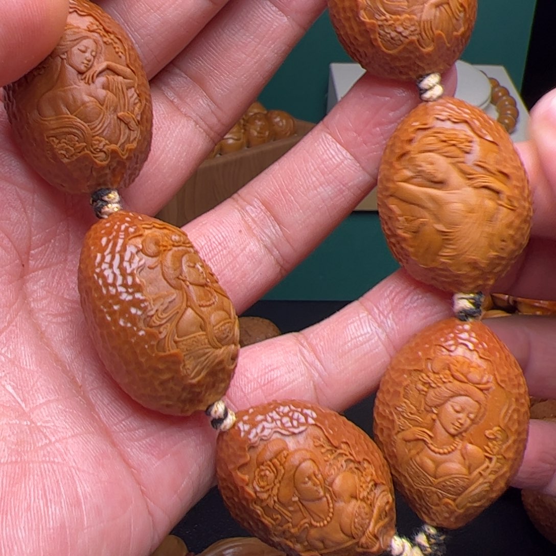 榴***莲手串/手链橄榄核橄榄精