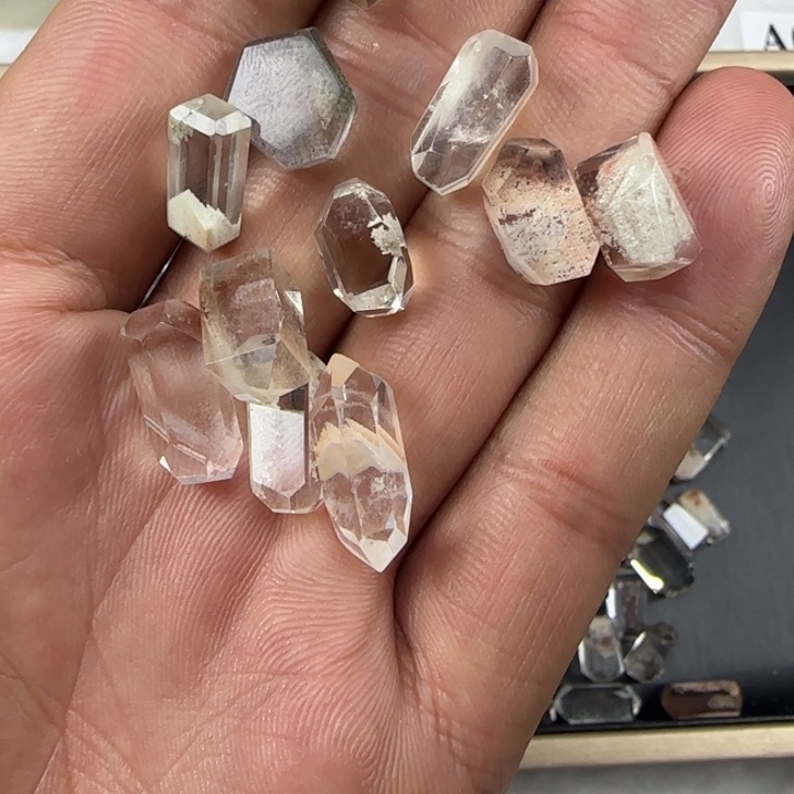 银S925镶嵌珠宝半成品紫晶